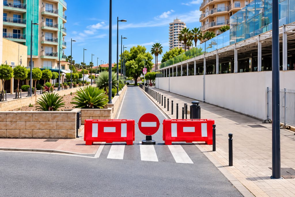 talls i desviaments a Calp