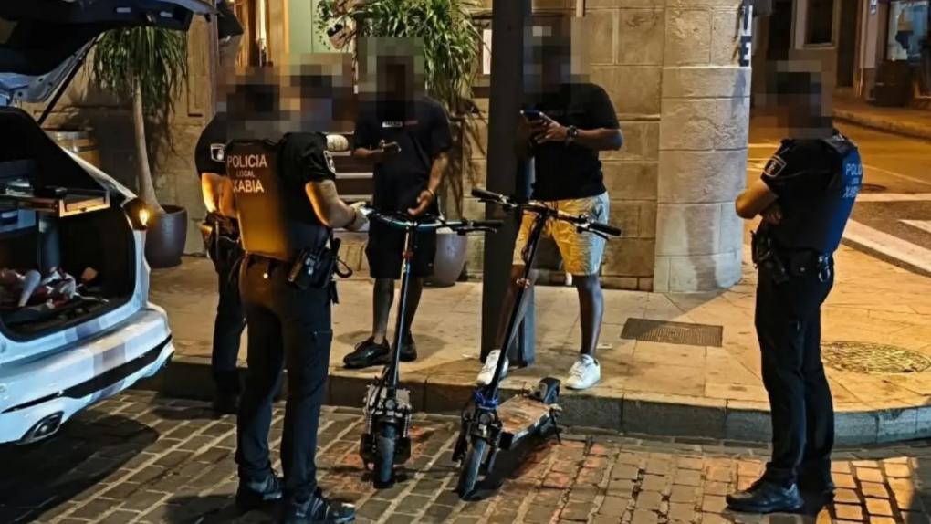 controles de VMP en Xàbia