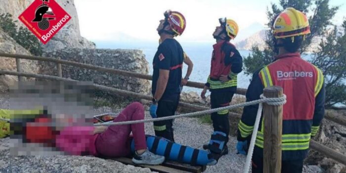 escalador herido en el Peñón de Ifach