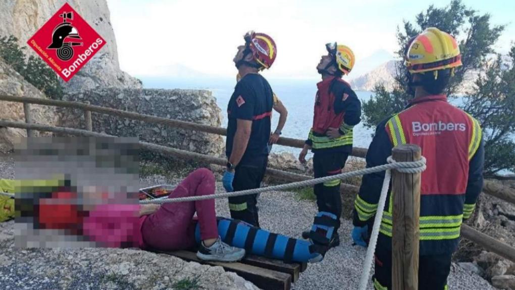escalador herido en el Peñón de Ifach