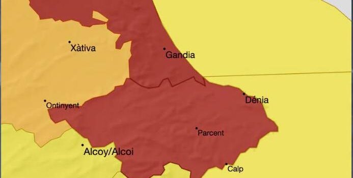 alerta roja Benissa