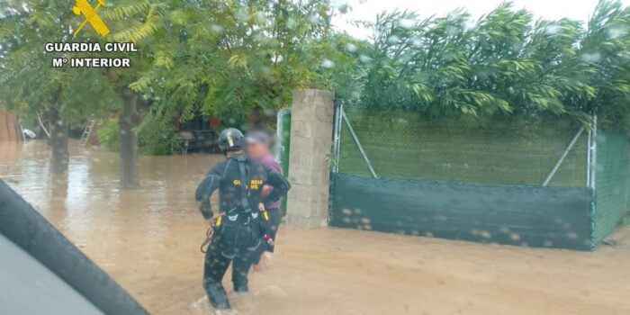Guardia Civil inundaciones Marina Alta