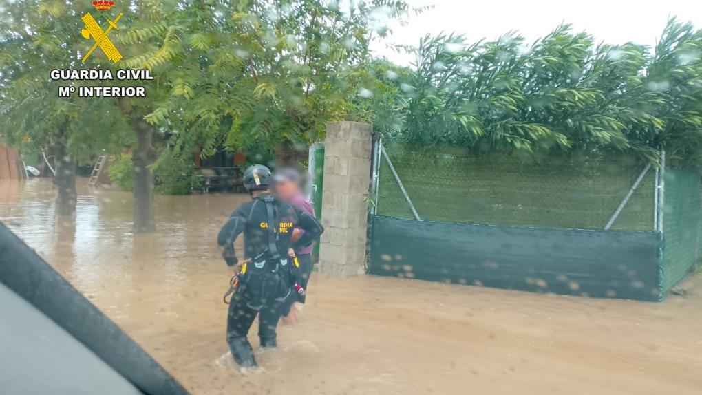 Guàrdia Civil inundacions Marina Alta