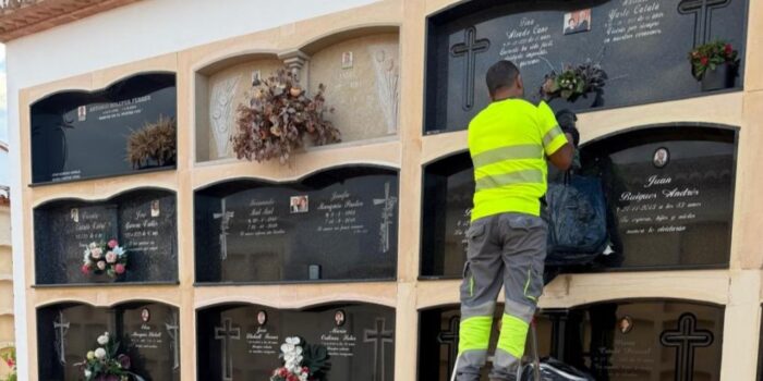 cementerio de Benitatxell por Todos los Santos